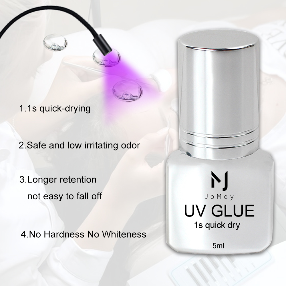 JOMAY UV 接着剤強力な長期的な UV アイラッシュエ - Eyelash Extension Eye Irritation のレビューと価格
