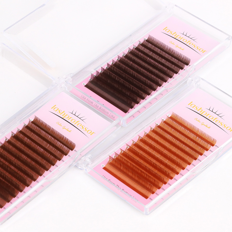 ダークブラウンまつげエクステンション 0.05 0.07 ミ - Eyelash Extension Russian Volume のレビューと価格