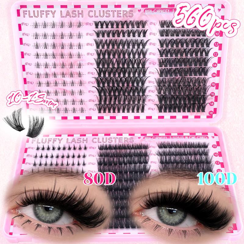 まつげエクステキット スパイクまつげ シングルラッシュ 80 - Eyelash Extension Volume Lashes のレビューと価格
