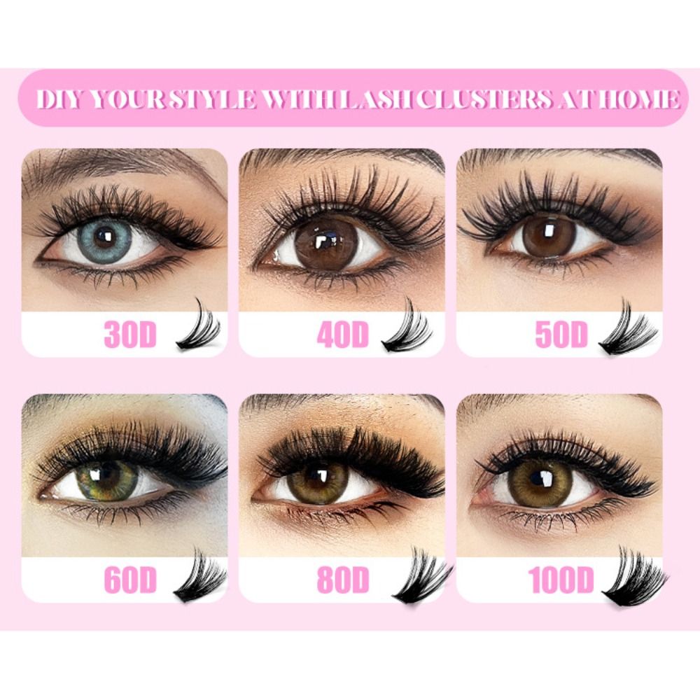 9-16mmの長さのつけまつげ、3Dボリュームナチュラルルッ - Eyelash Extension Volume Lashes のレビューと価格