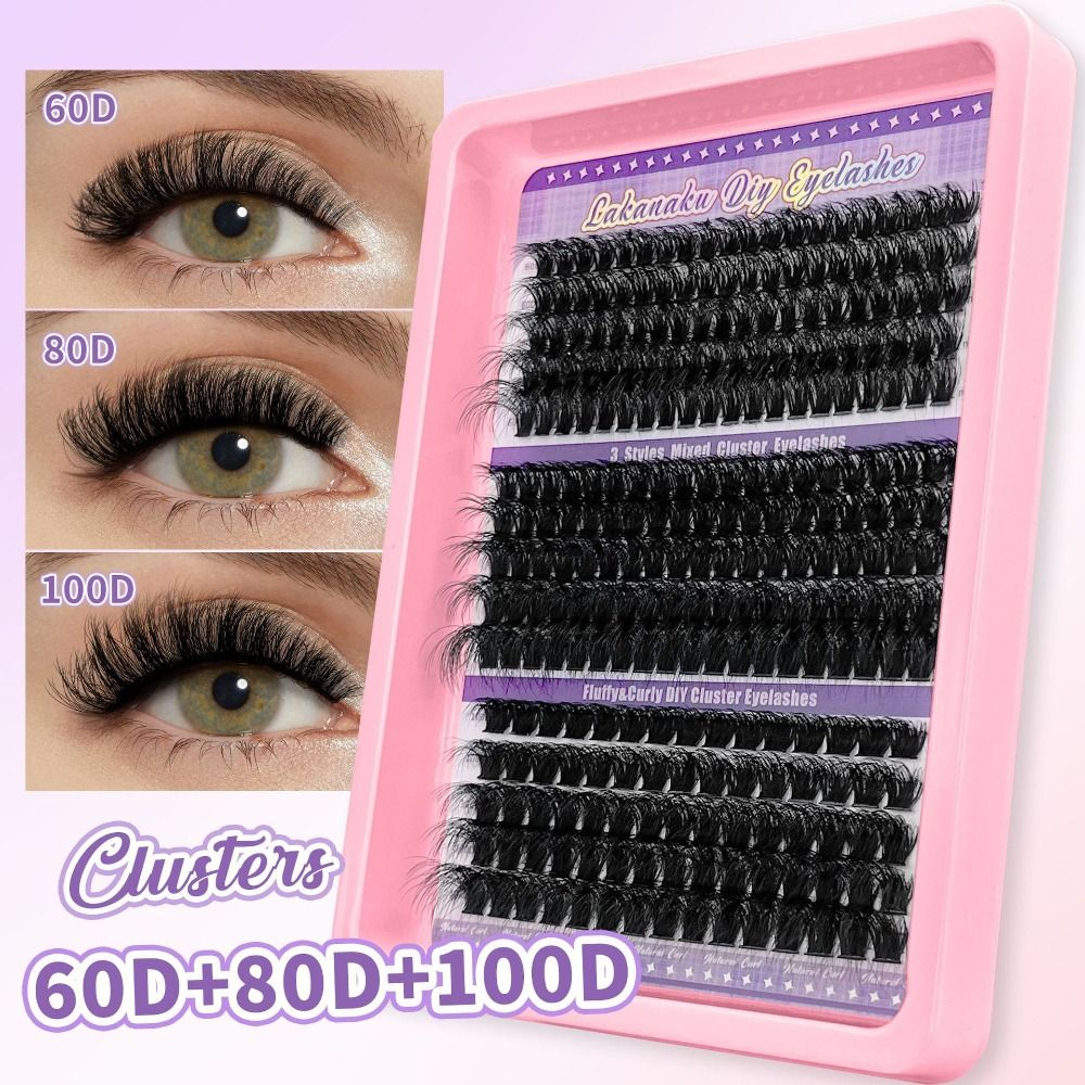 9-16mmの長さのつけまつげ、3Dボリュームナチュラルルッ - Eyelash Extension Volume Lashes のレビューと価格