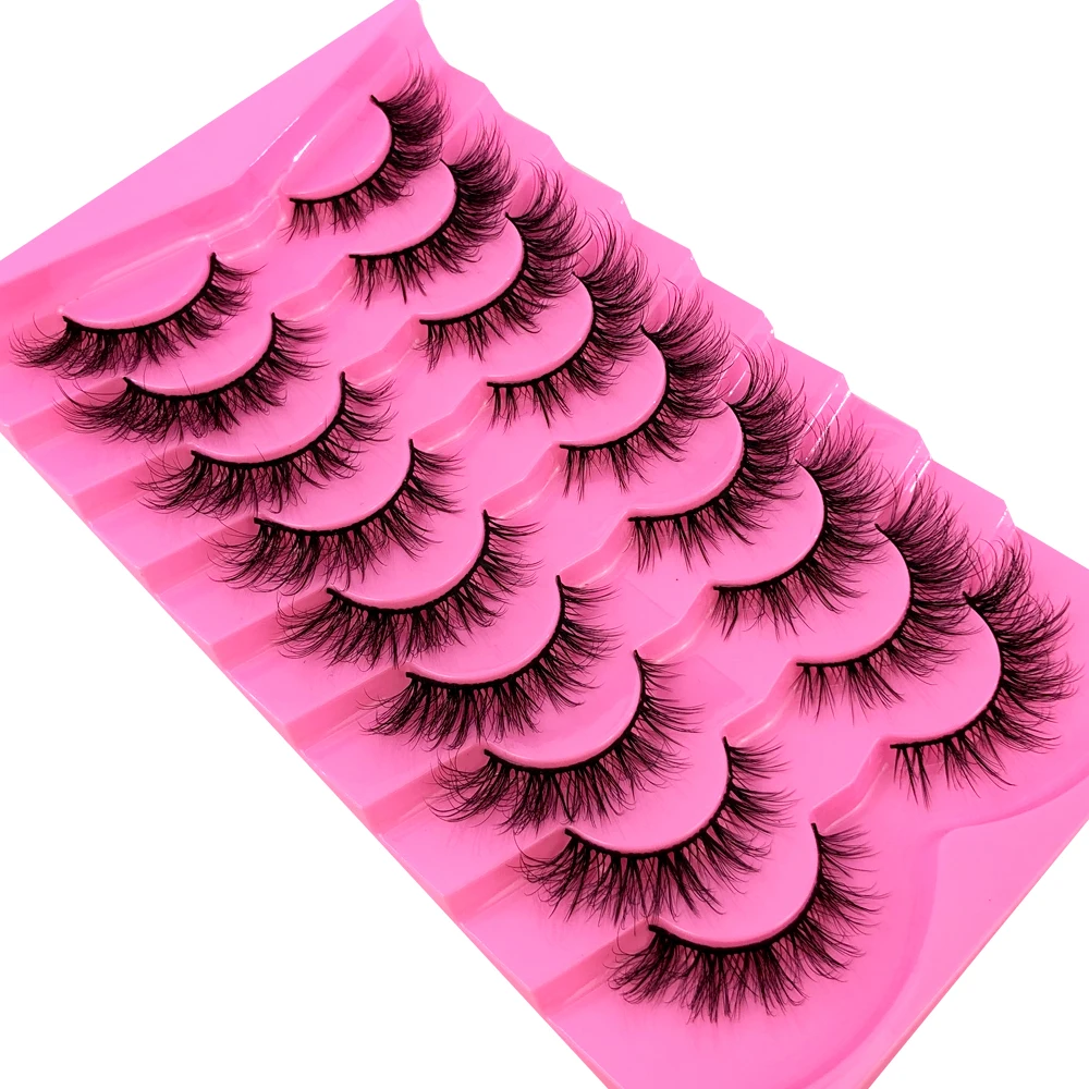 AMSDCN 9ペア ミンクまつげ ふわふわキャットアイまつ - Eyelash Extension Volume Cat Eye のレビューと価格