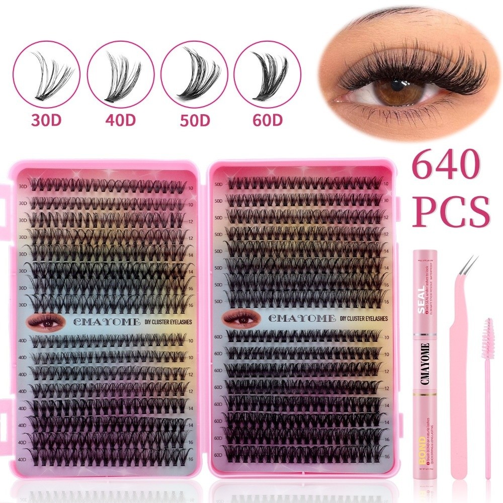 ボンド＆シールつけまつげ ナチュラルルック 5D ふわふわま - Eyelash Extension Volume Lashes のレビューと価格