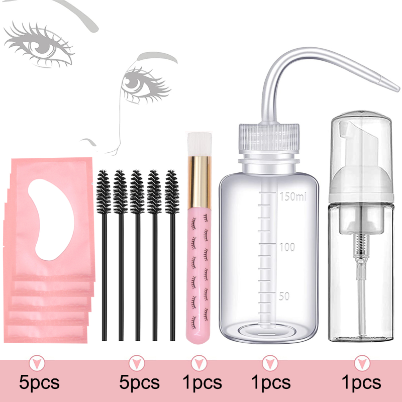13 個まつげエクステンションクリーニングキット 5 in  - Eyelash Extension Eye Mask のレビューと価格