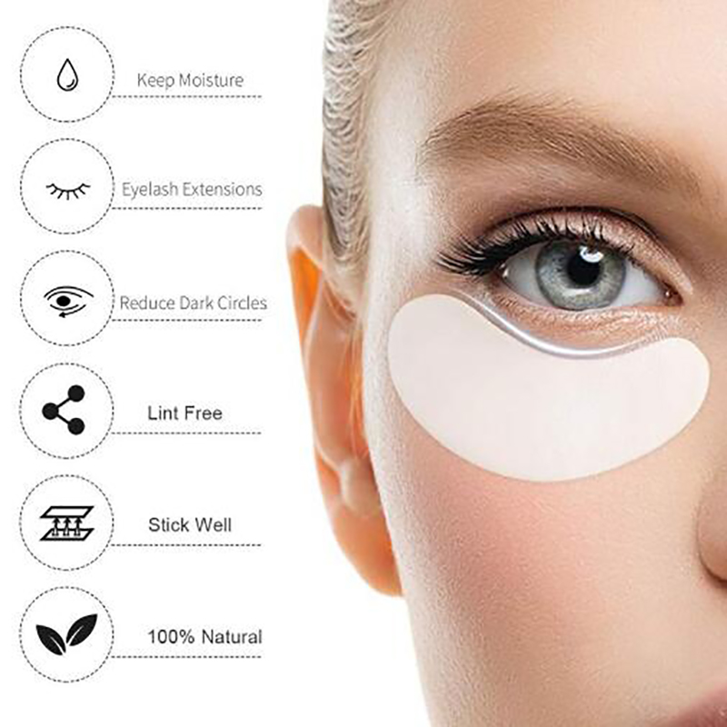 ミニ糸くずの出ないアイパッチ,快適さ,まつげエクステ用ミニゲ - Eyelash Extension Eye Irritation のレビューと価格