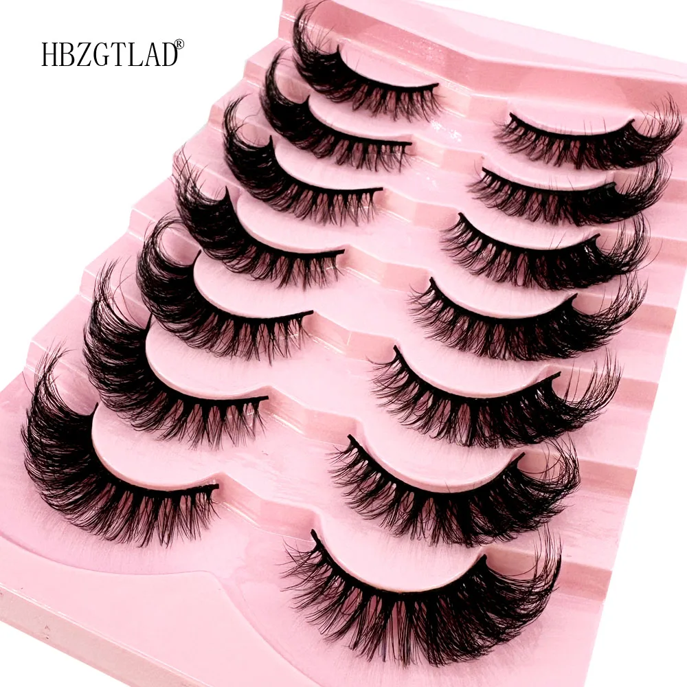 7ペアの厚いキャットアイまつげ、ふわふわのボリュームのある柔 - Eyelash Extension Volume Cat Eye のレビューと価格